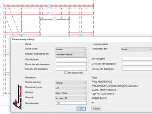 Configuring the dimension style