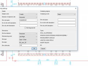 Configuring the dimension style