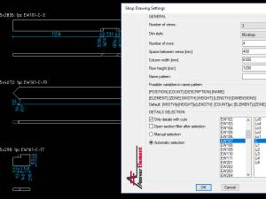Drawing settings